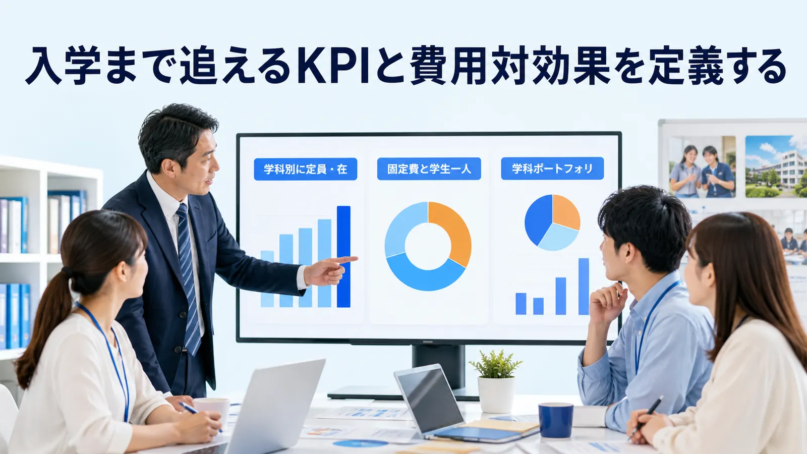 入学まで追えるKPIと費用対効果を定義する