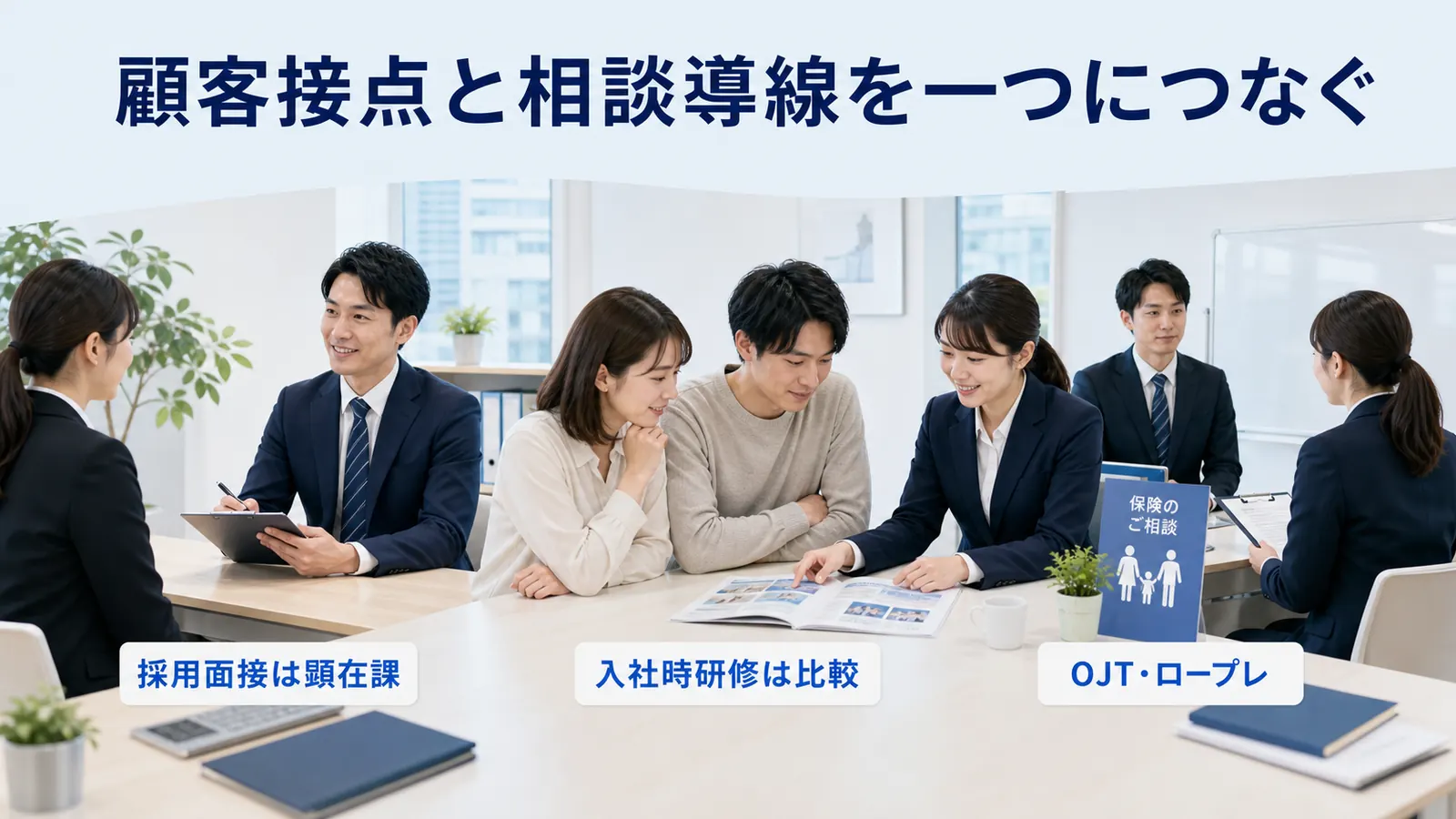顧客接点と相談導線を一つにつなぐ