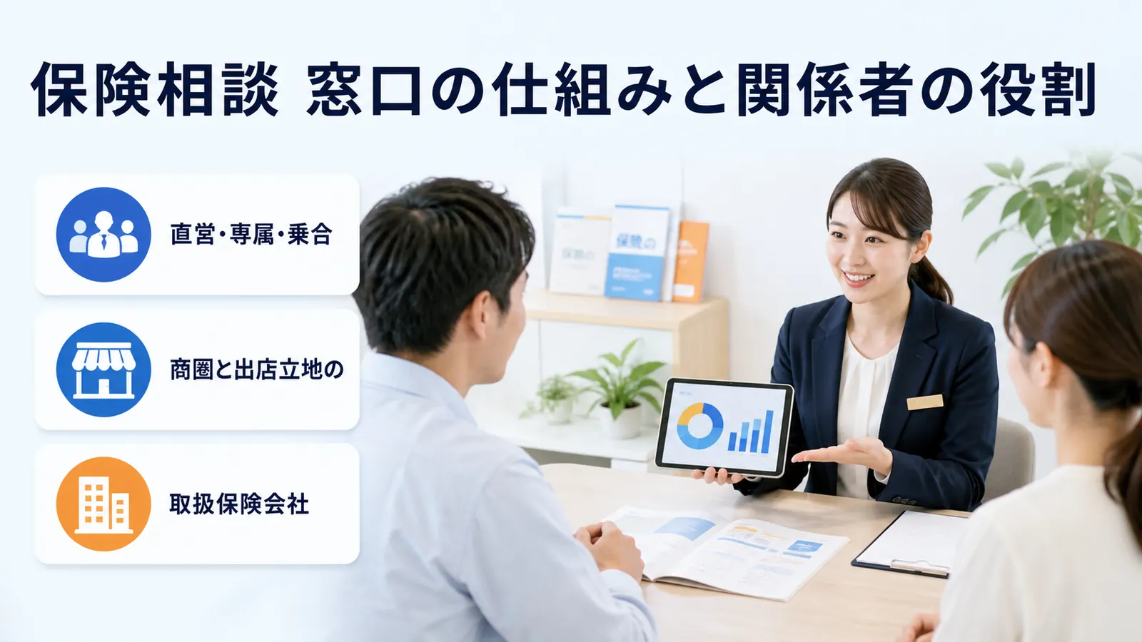 保険相談 窓口の仕組みと関係者の役割