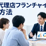 保険代理店フランチャイズの比較方法を内容別のオリジナル構図で整理した図解