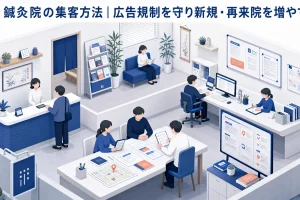 鍼灸院の集客方法|広告規制を守り新規・再来院を増やす