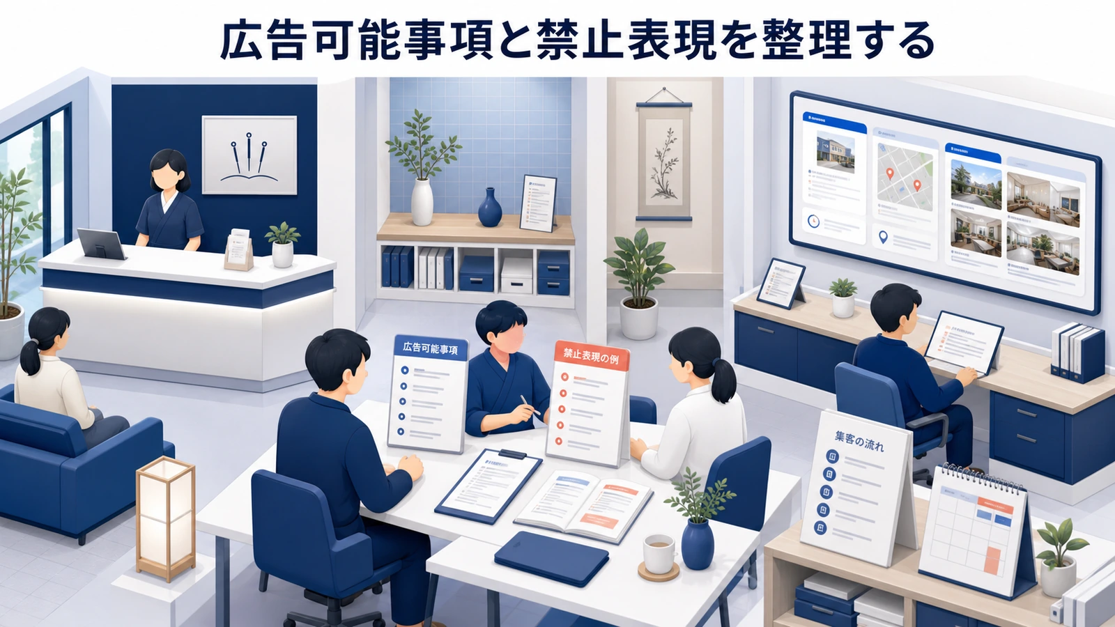 広告可能事項と禁止表現を整理する