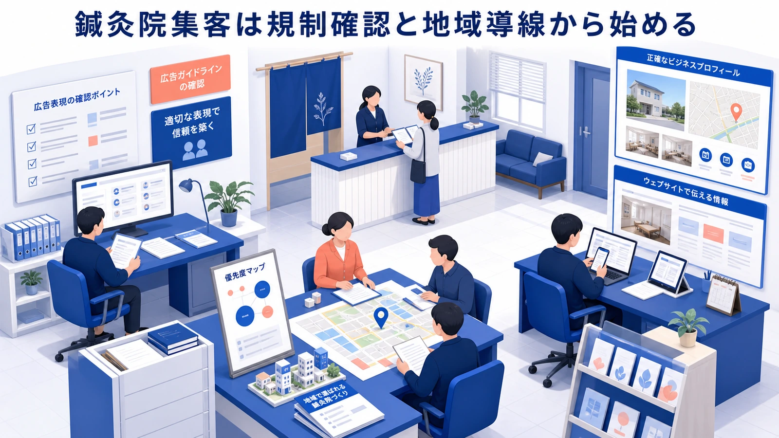鍼灸院集客は規制確認と地域導線から始める