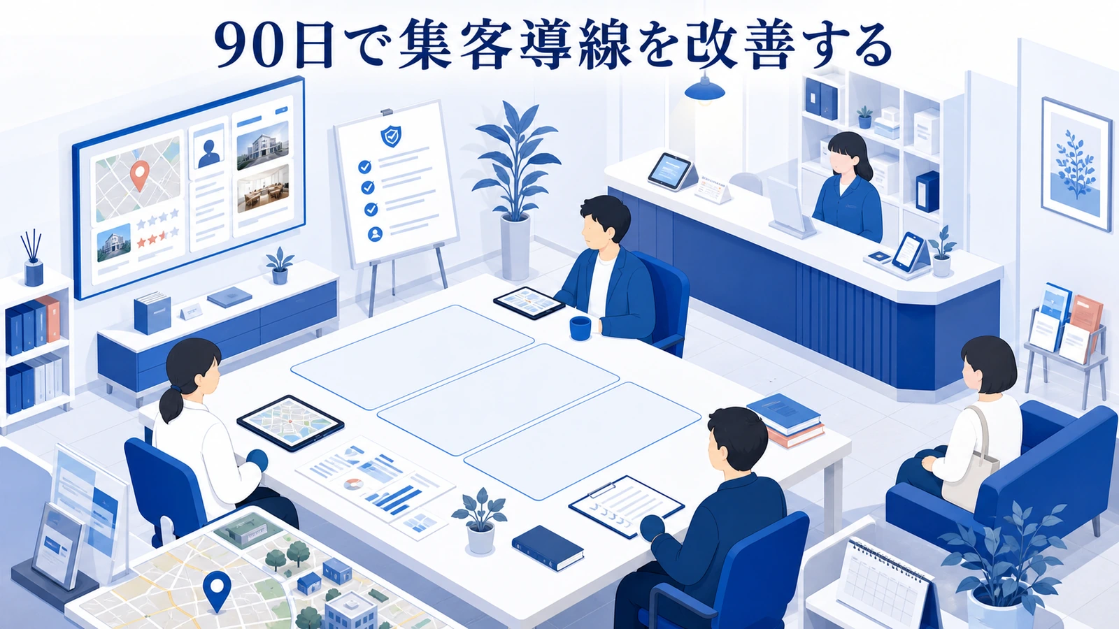 90日で集客導線を改善する