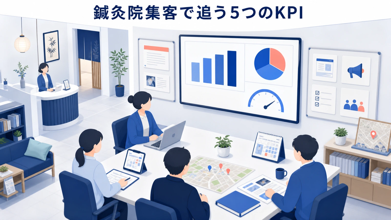 鍼灸院集客で追う5つのKPI