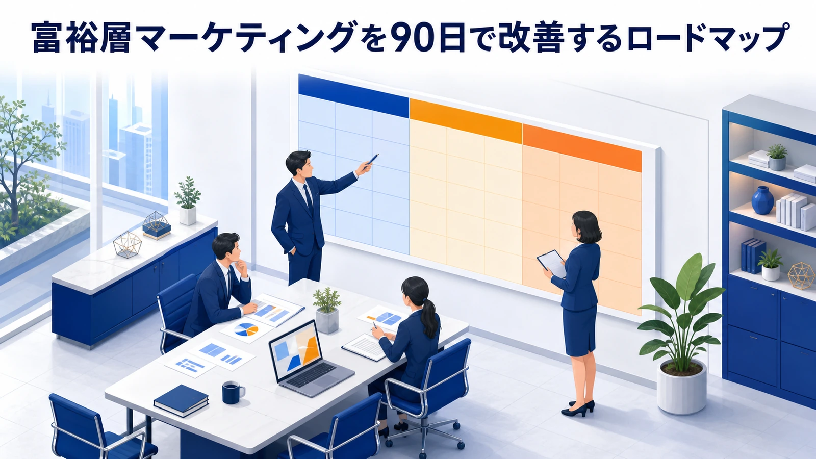 富裕層マーケティングを90日で改善するロードマップ