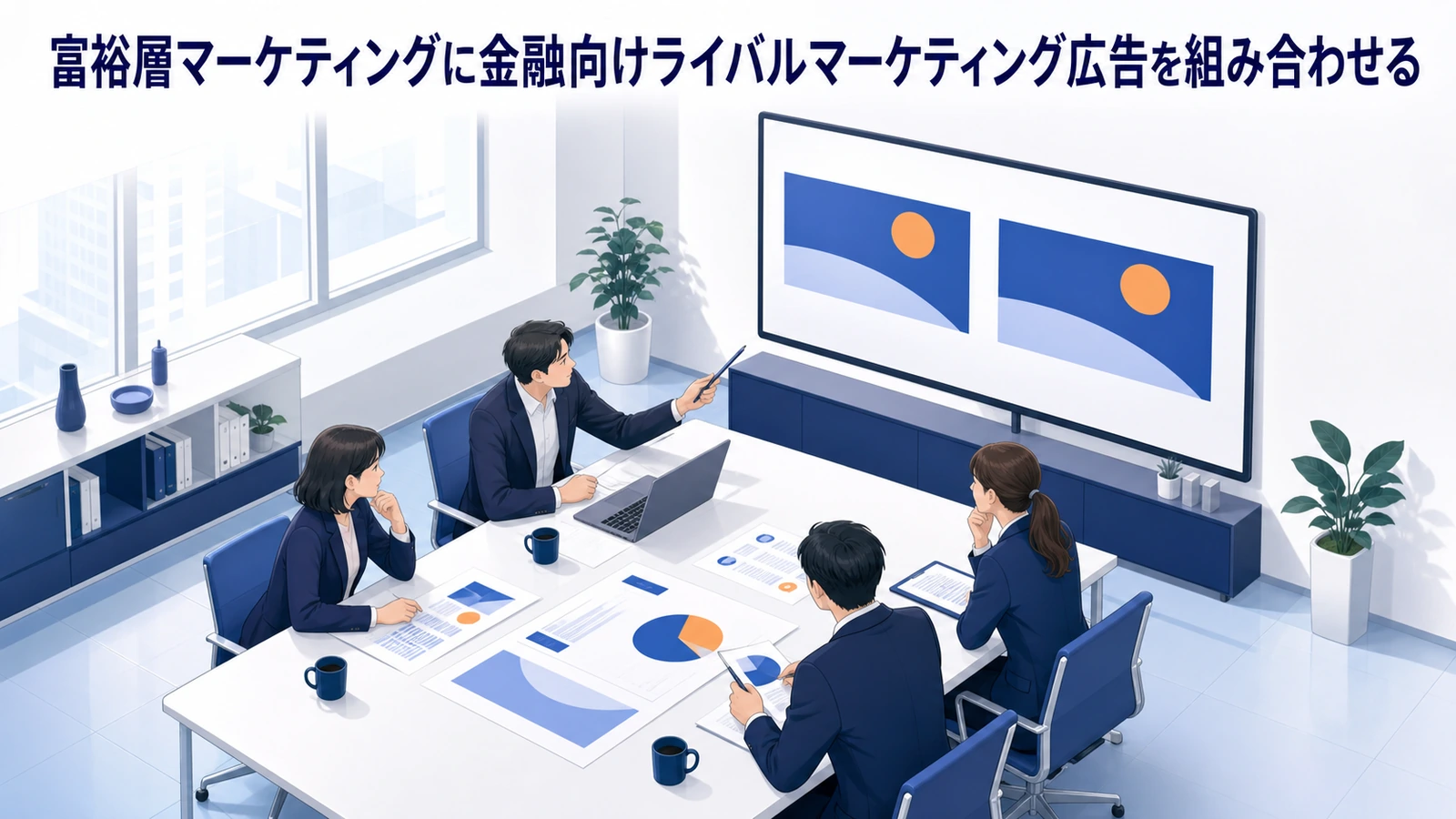 富裕層マーケティングに金融向けライバルマーケティング広告を組み合わせる