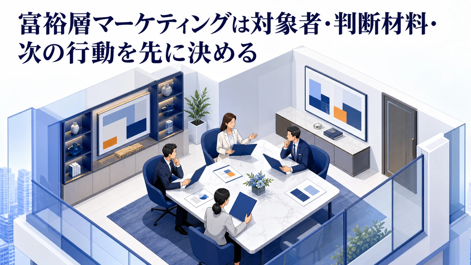 富裕層マーケティングは対象者・判断材料・次の行動を先に決める