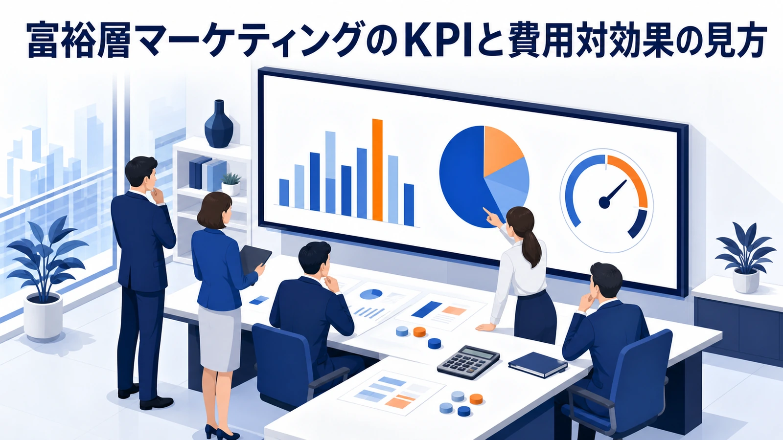 富裕層マーケティングのKPIと費用対効果の見方