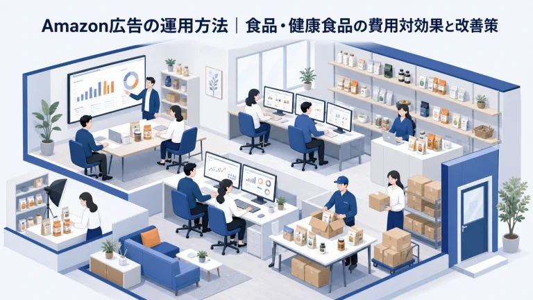 Amazon広告の運用方法｜食品・健康食品の費用対効果と改善策