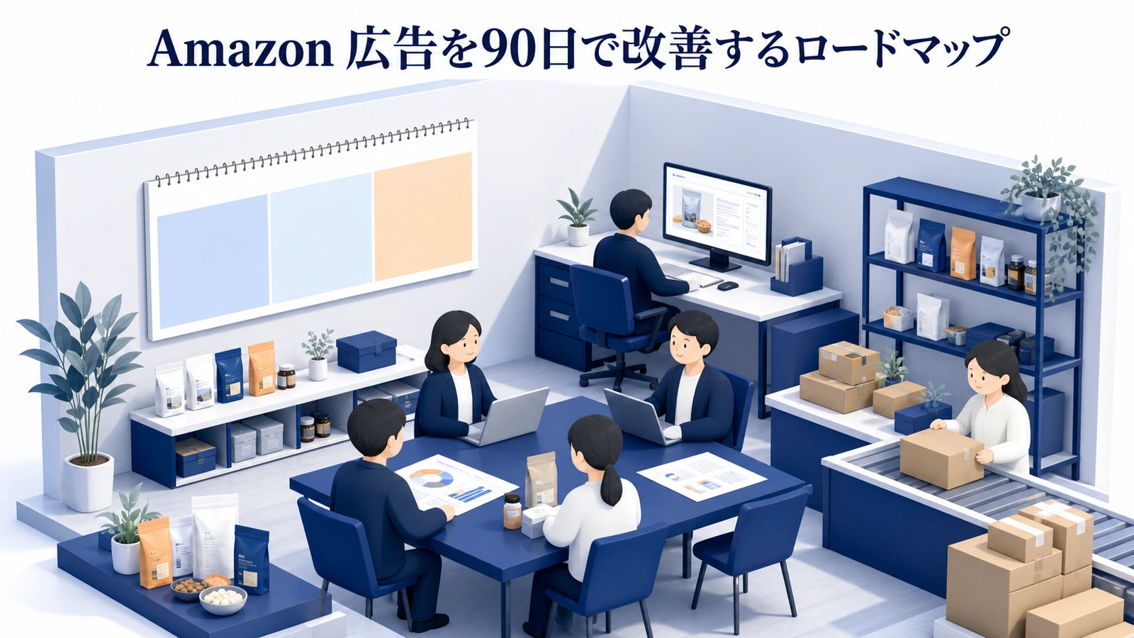 Amazon 広告を90日で改善するロードマップ
