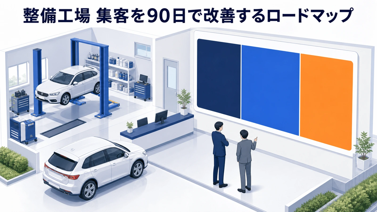 整備工場 集客を90日で改善するロードマップ
