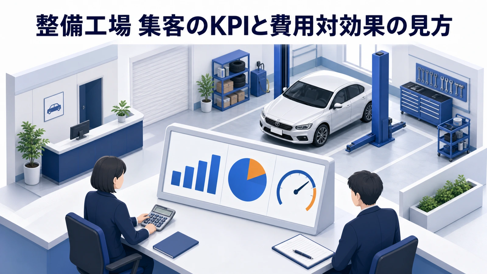 整備工場 集客のKPIと費用対効果の見方