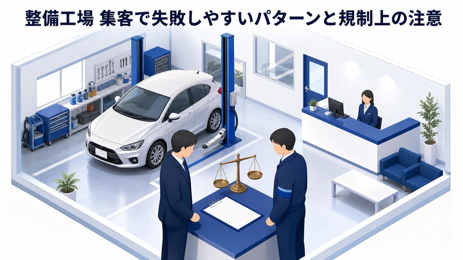 整備工場 集客で失敗しやすいパターンと規制上の注意