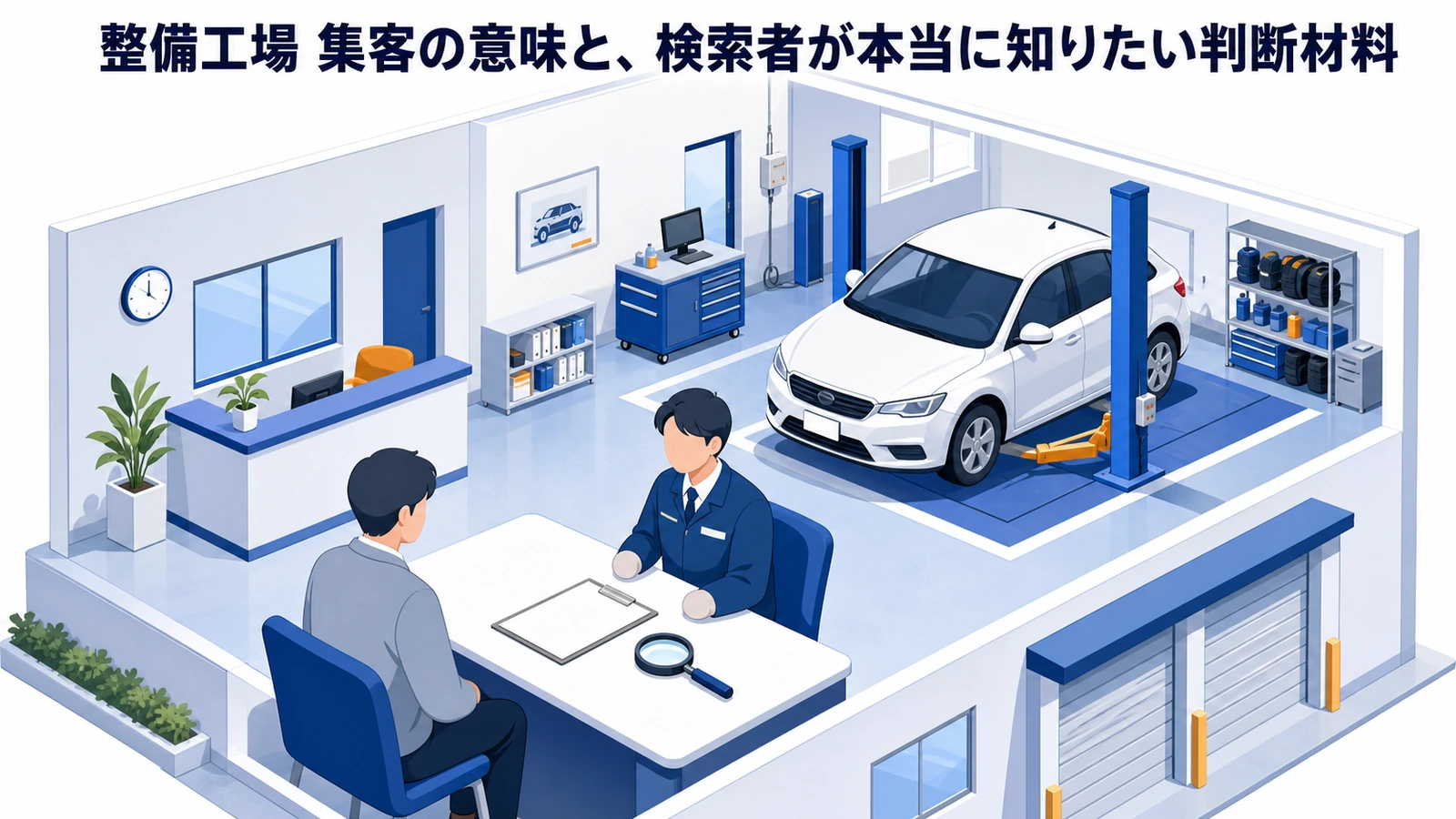 整備工場 集客の意味と、検索者が本当に知りたい判断材料