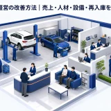 整備工場経営の改善方法｜売上・人材・設備・再入庫を安定させる
