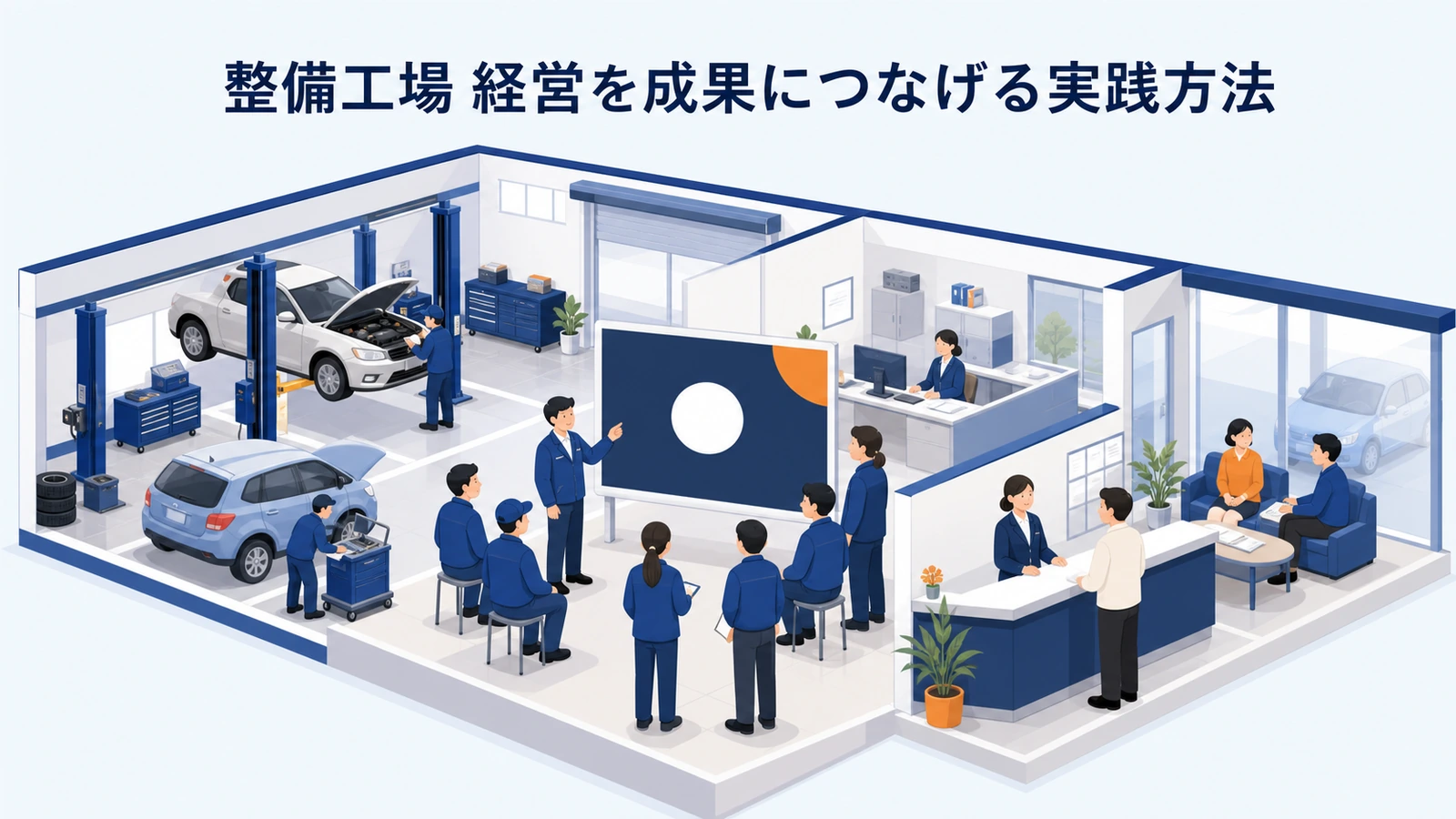 整備工場 経営を成果につなげる実践方法