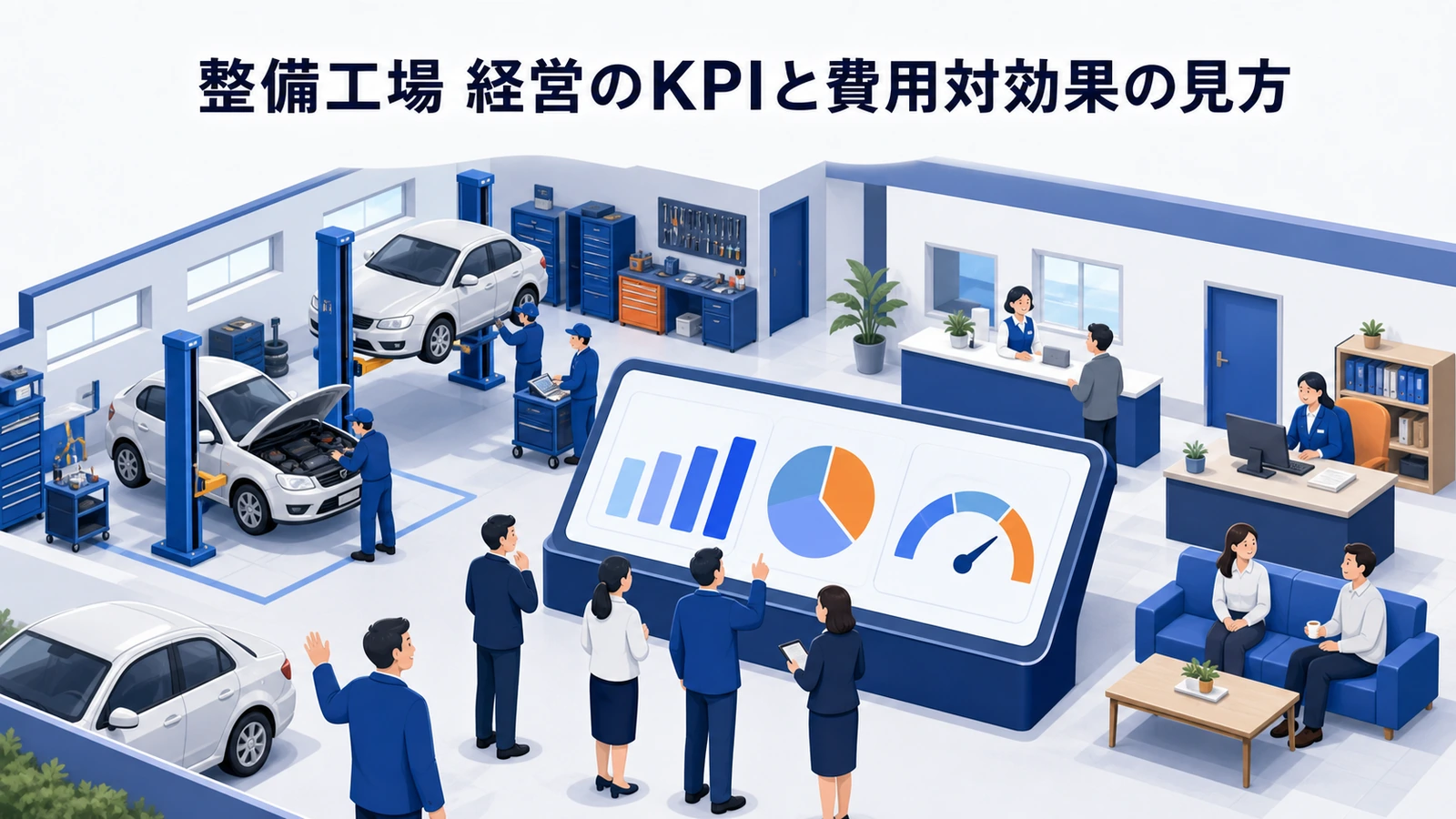 整備工場 経営のKPIと費用対効果の見方