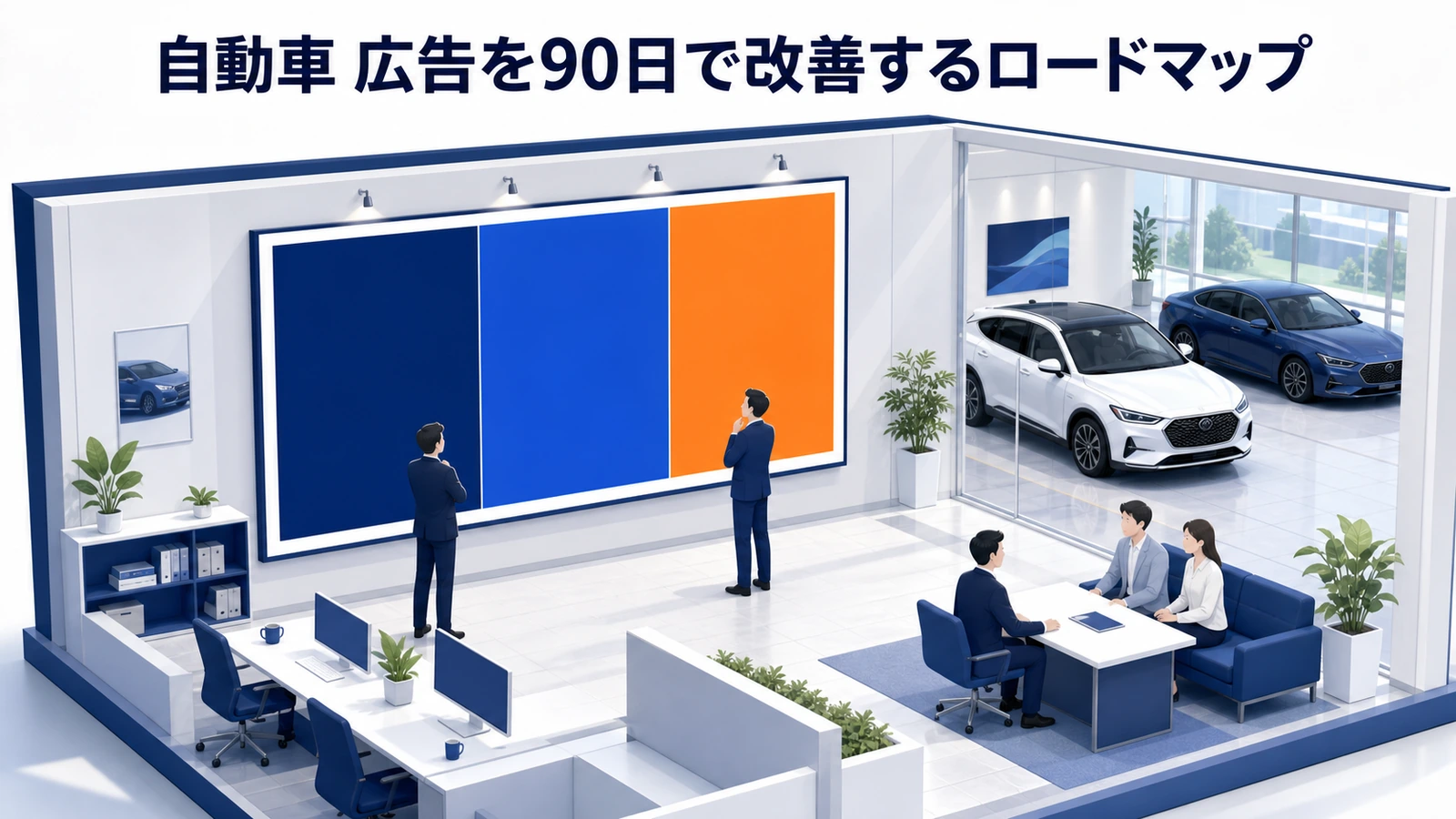 自動車 広告を90日で改善するロードマップ