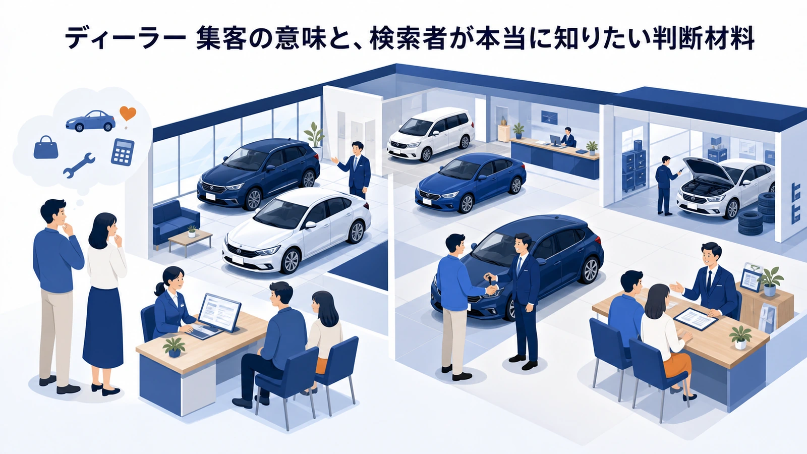ディーラー 集客の意味と、検索者が本当に知りたい判断材料