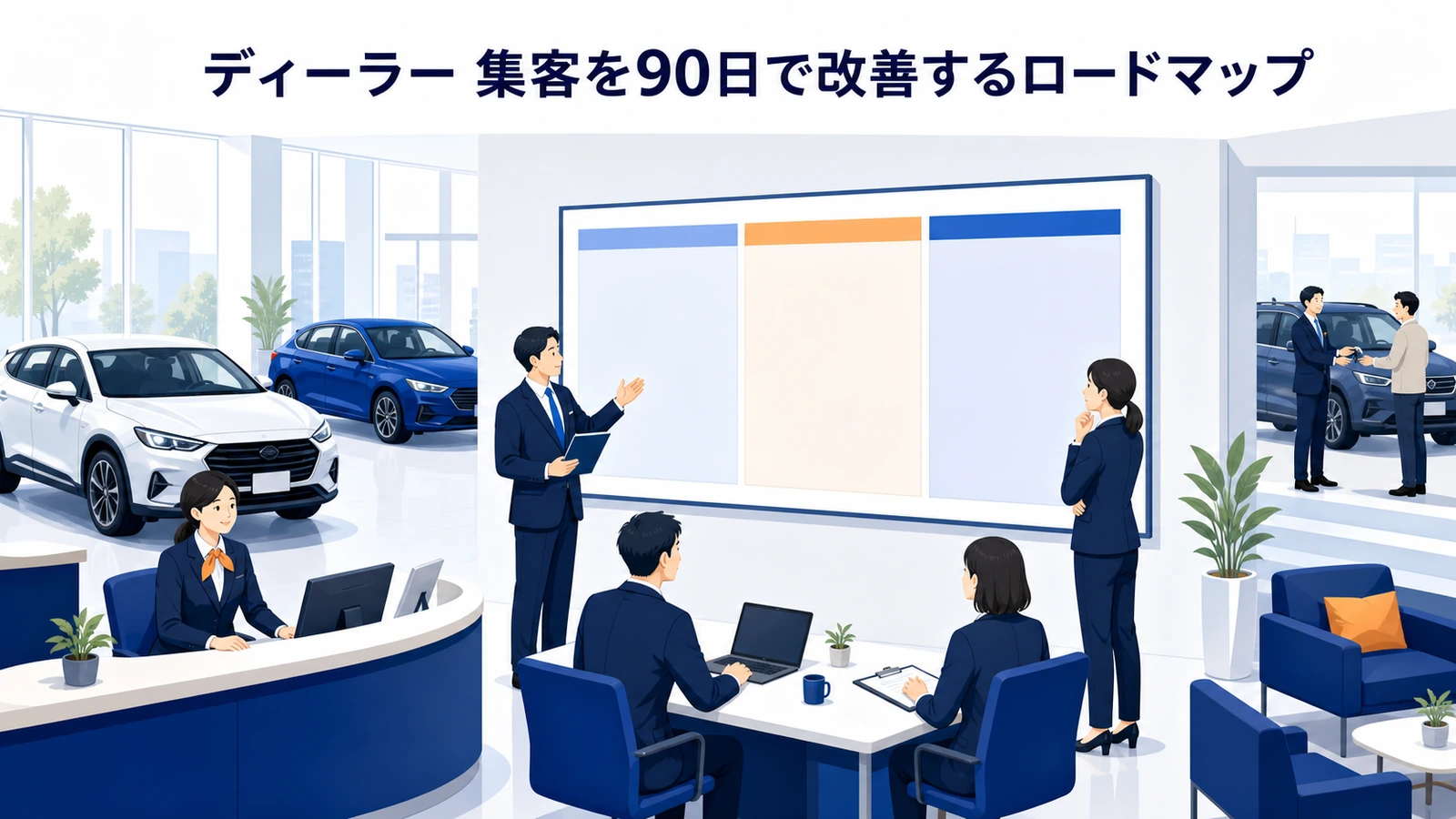 ディーラー 集客を90日で改善するロードマップ
