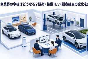 自動車業界の今後はどうなる?販売・整備・EV・顧客接点の変化を解説