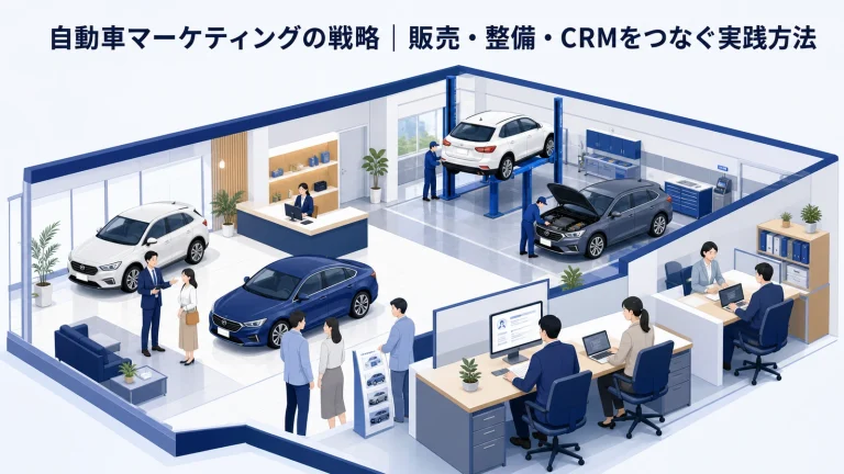 自動車マーケティングの戦略|販売・整備・CRMをつなぐ実践方法