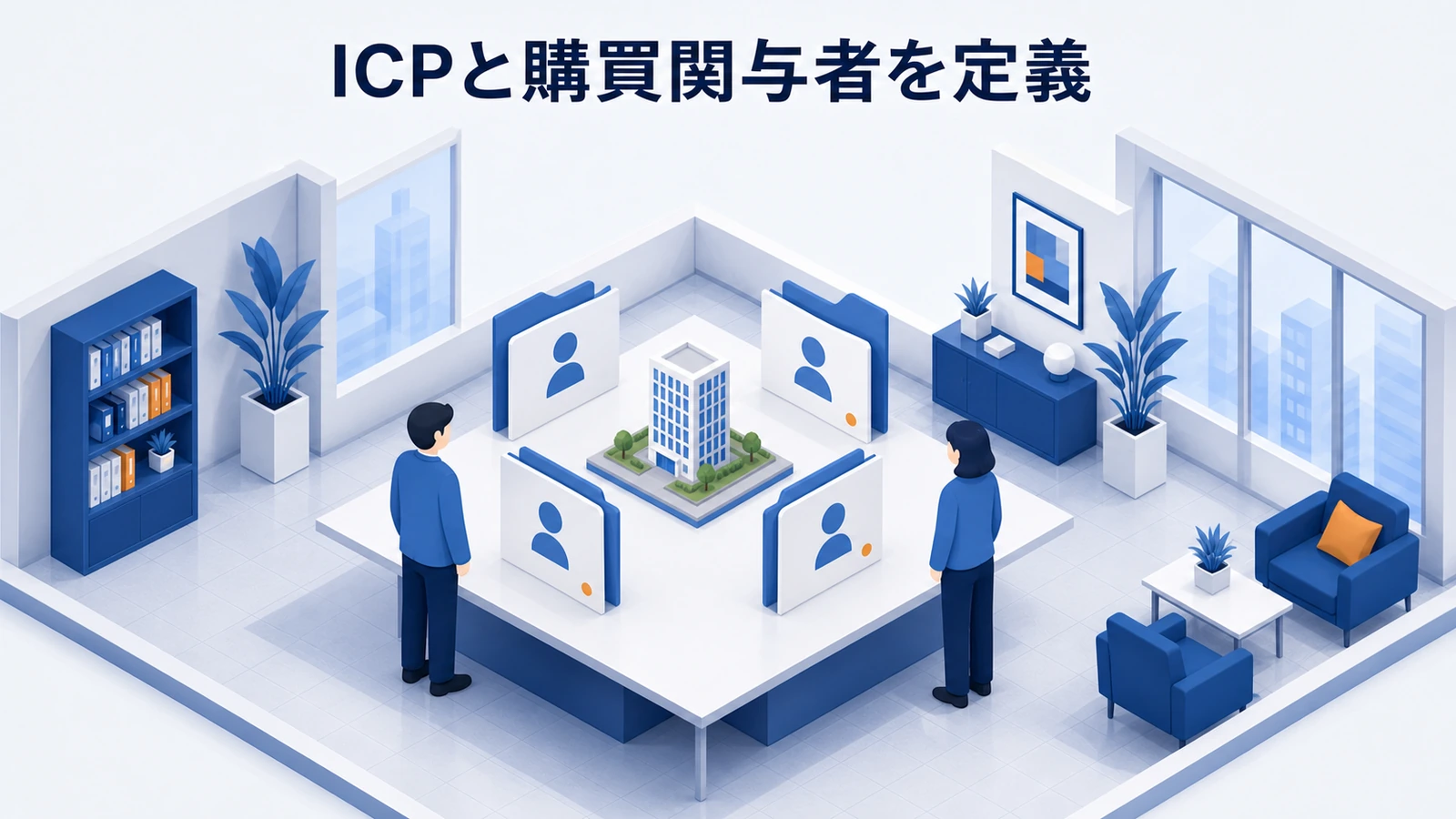 業種・規模・課題・役職からICPとBtoBの購買関与者を定義する方法