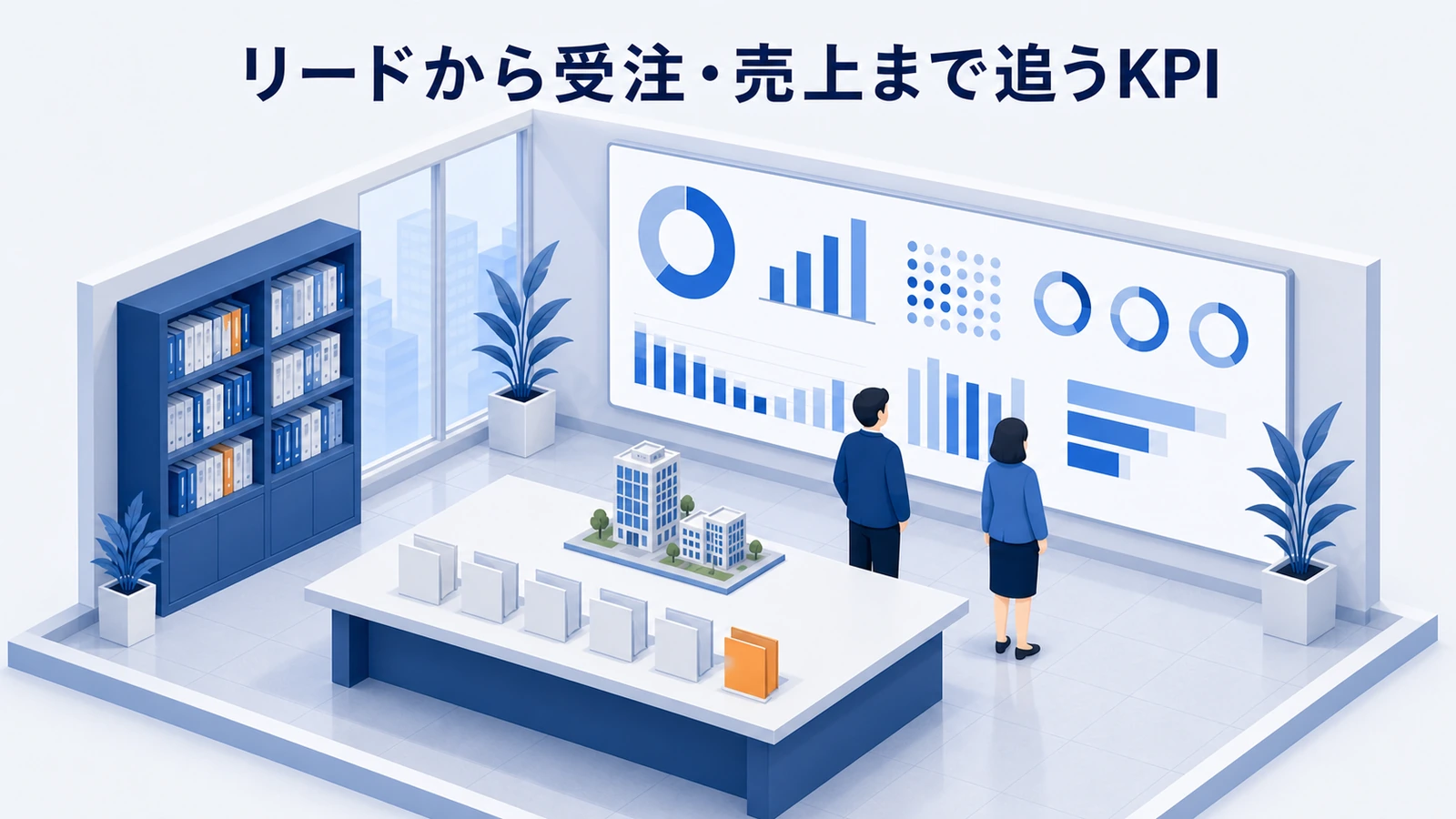 BtoBマーケティングのリード・MQL・SQL・商談・受注・売上を追うKPI
