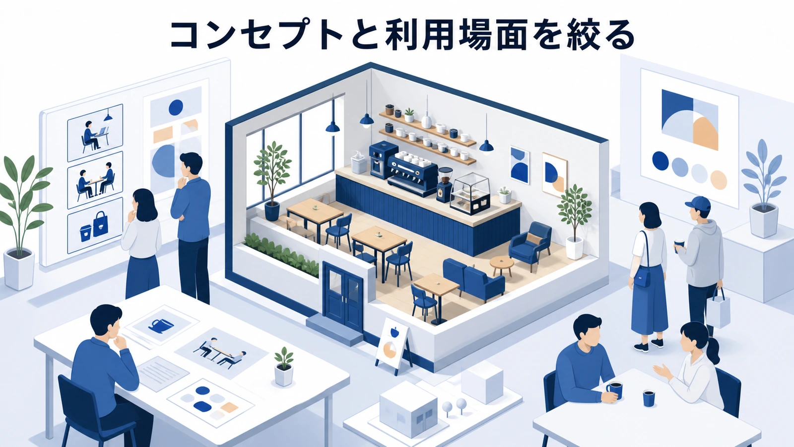 コンセプトと利用場面を絞る