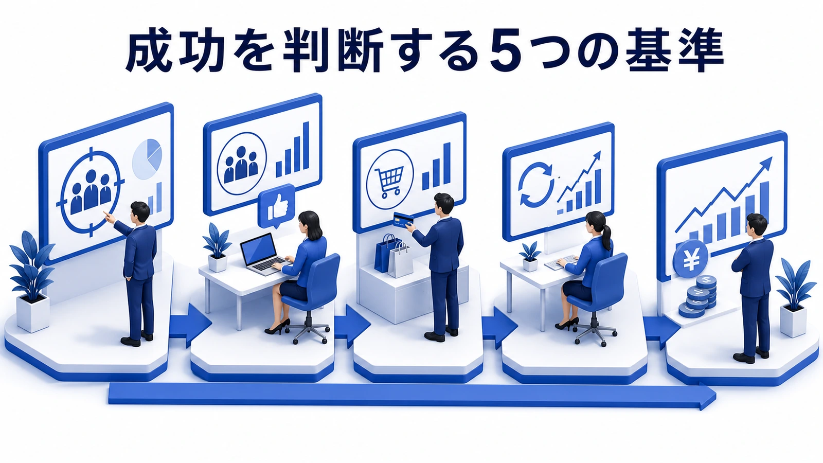 対象到達・参加・購買・継続・収益でキャンペーン成功を判断する5つの基準
