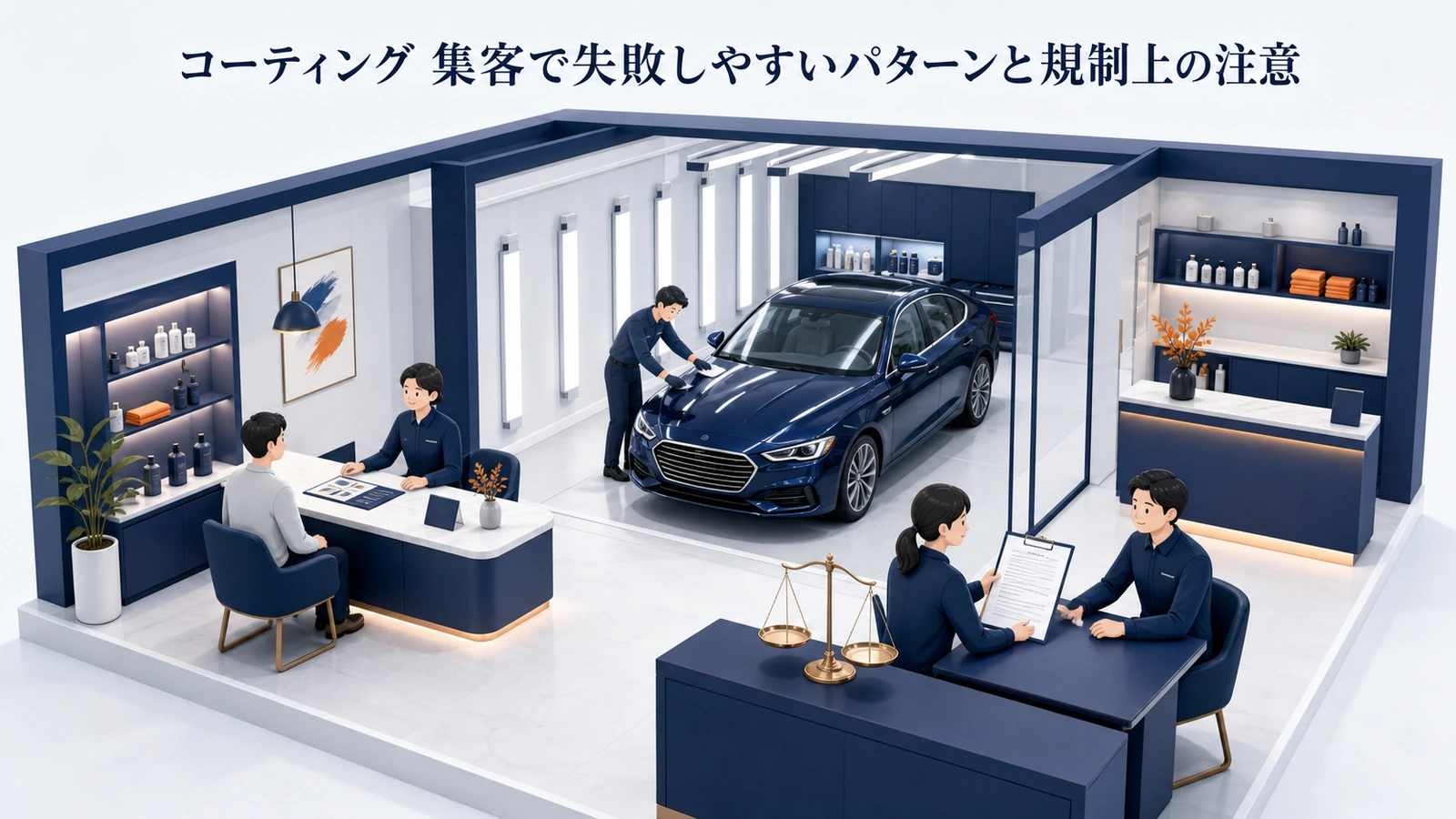 コーティング 集客で失敗しやすいパターンと規制上の注意