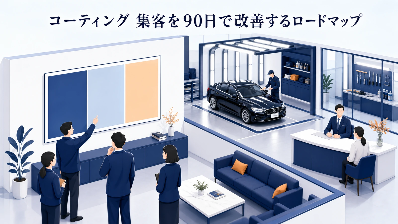 コーティング 集客を90日で改善するロードマップ