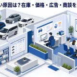 車が売れない原因は?在庫・価格・広告・商談を見直す改善策