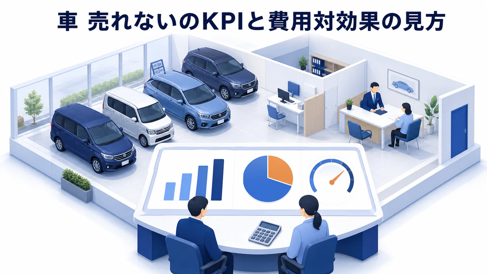 車 売れないのKPIと費用対効果の見方