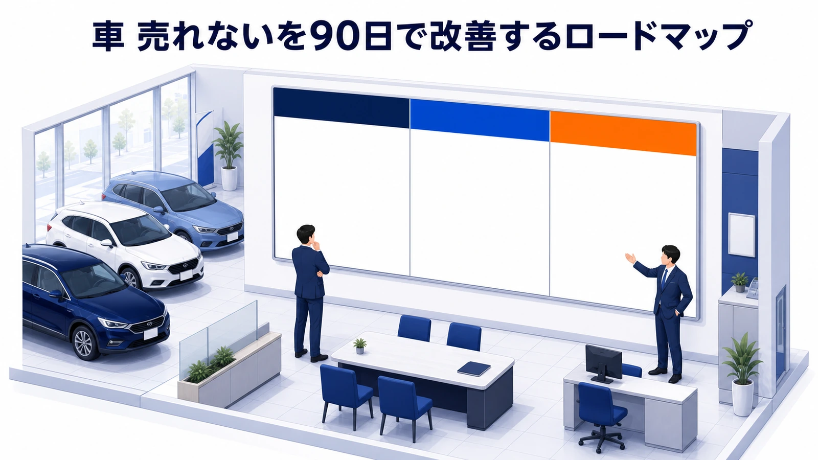 車 売れないを90日で改善するロードマップ