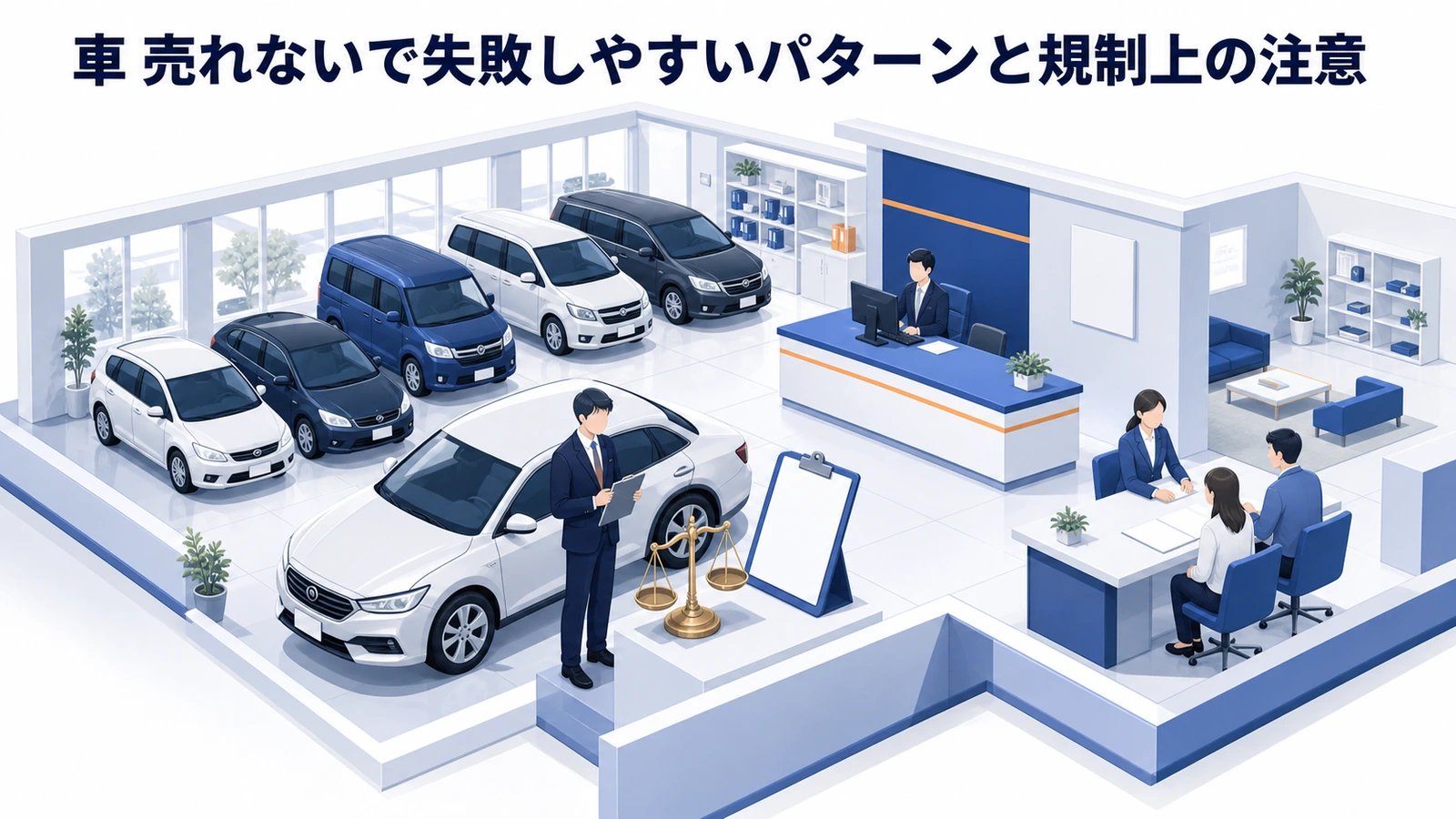 車 売れないで失敗しやすいパターンと規制上の注意