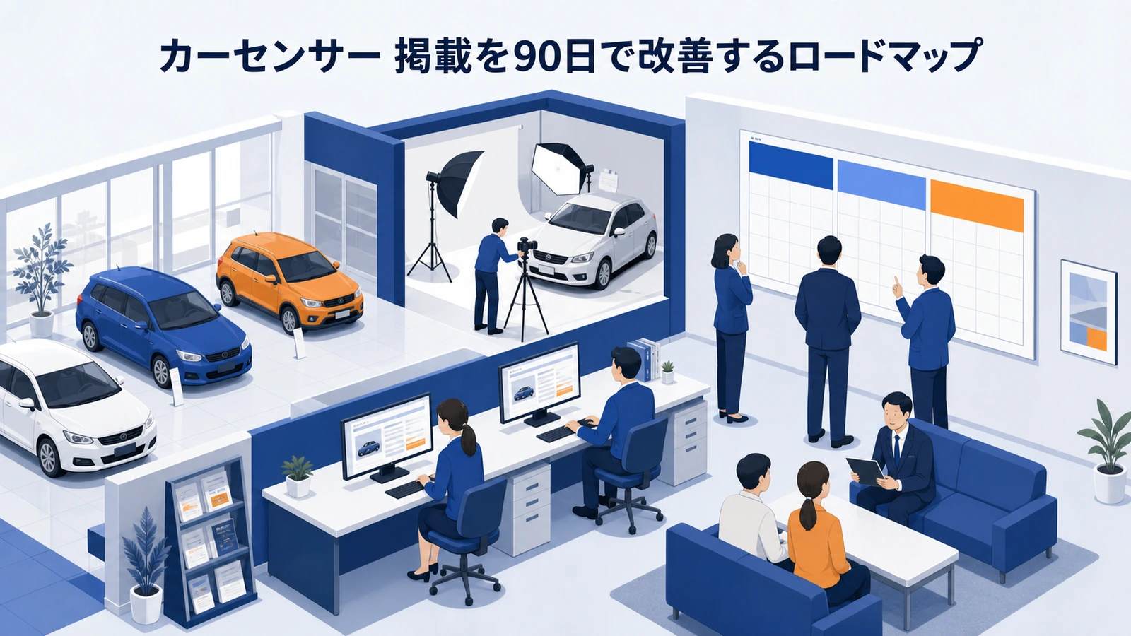 カーセンサー 掲載を90日で改善するロードマップ