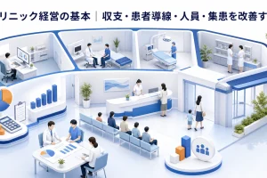 クリニック経営の基本|収支・患者導線・人員・集患を改善する