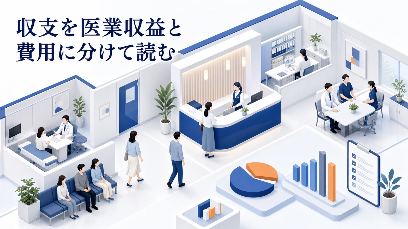 収支を医業収益と費用に分けて読む
