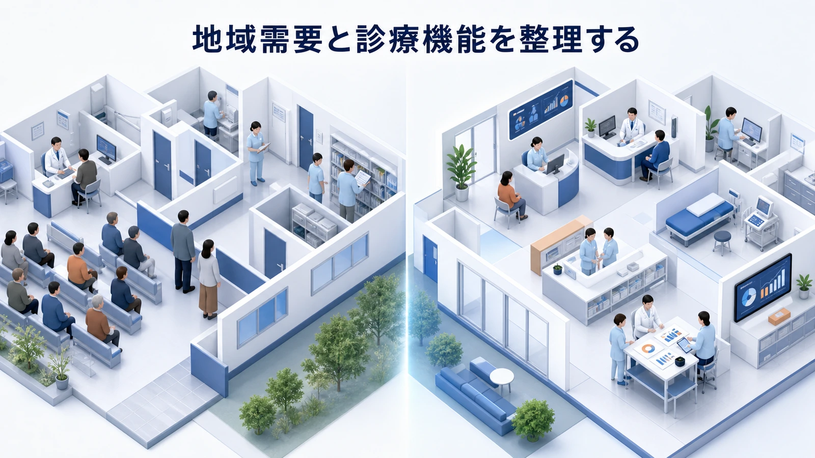 地域需要と診療機能を整理する