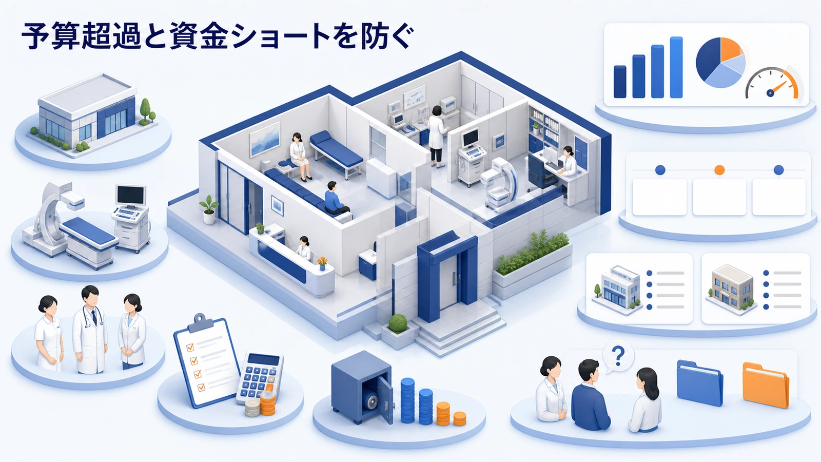 予算超過と資金ショートを防ぐ