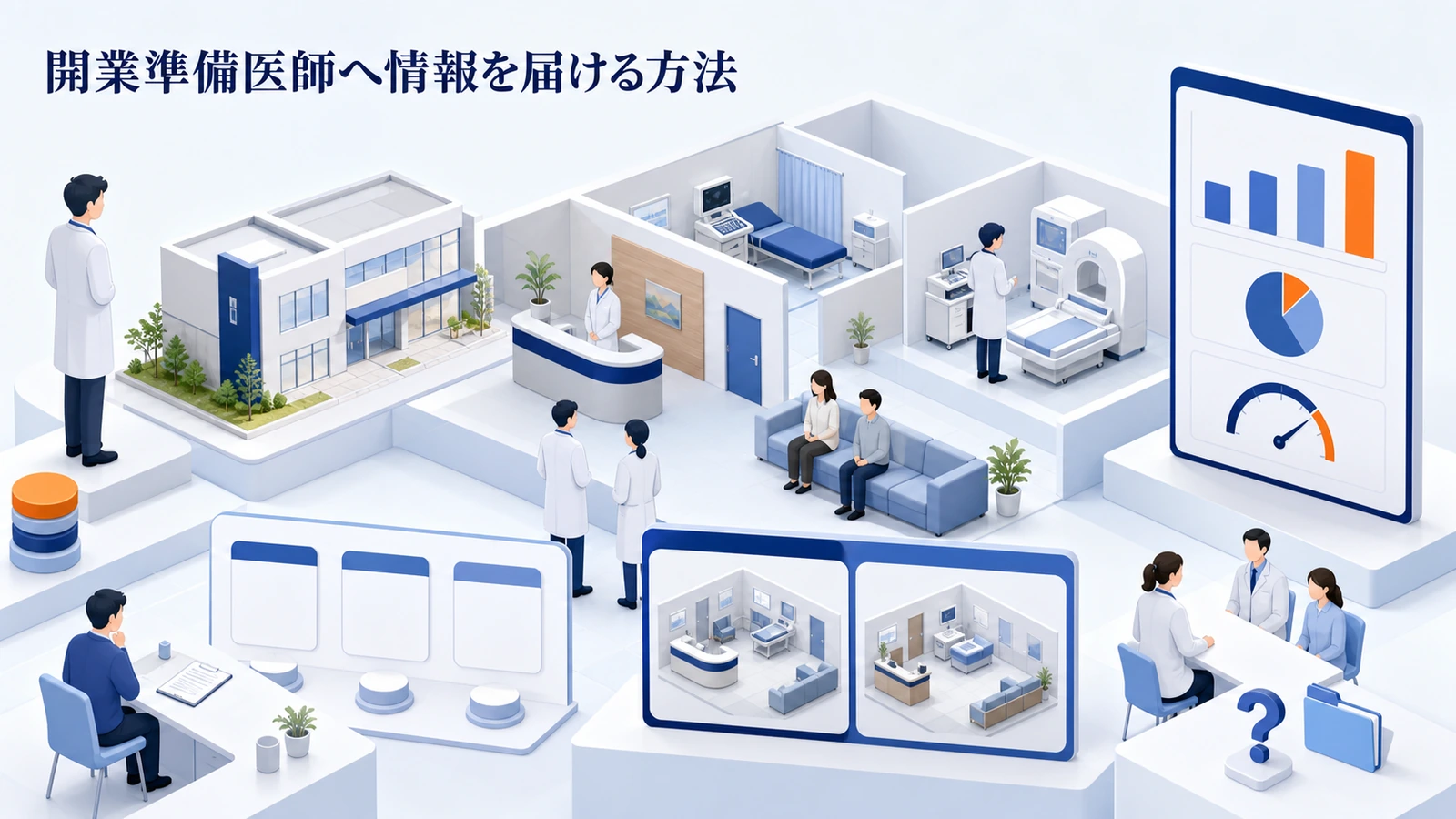 開業準備医師へ情報を届ける方法