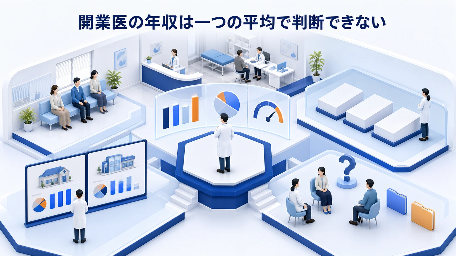 開業医の年収は一つの平均で判断できない