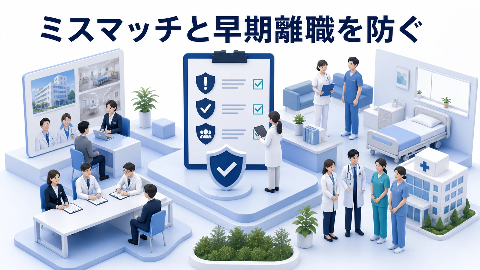 ミスマッチと早期離職を防ぐ