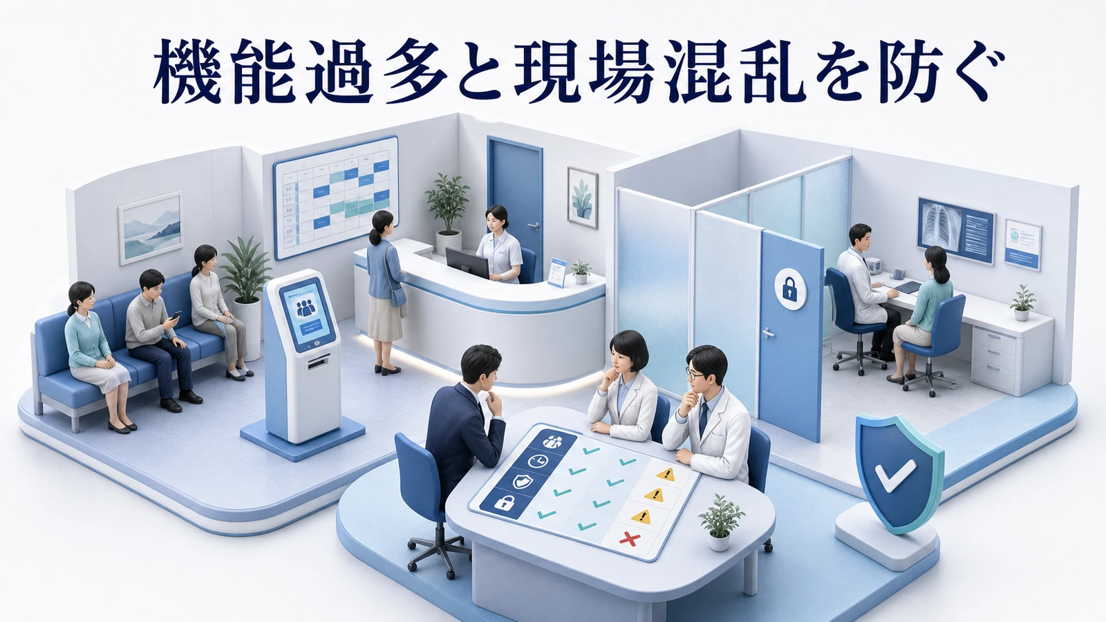 機能過多と現場混乱を防ぐ