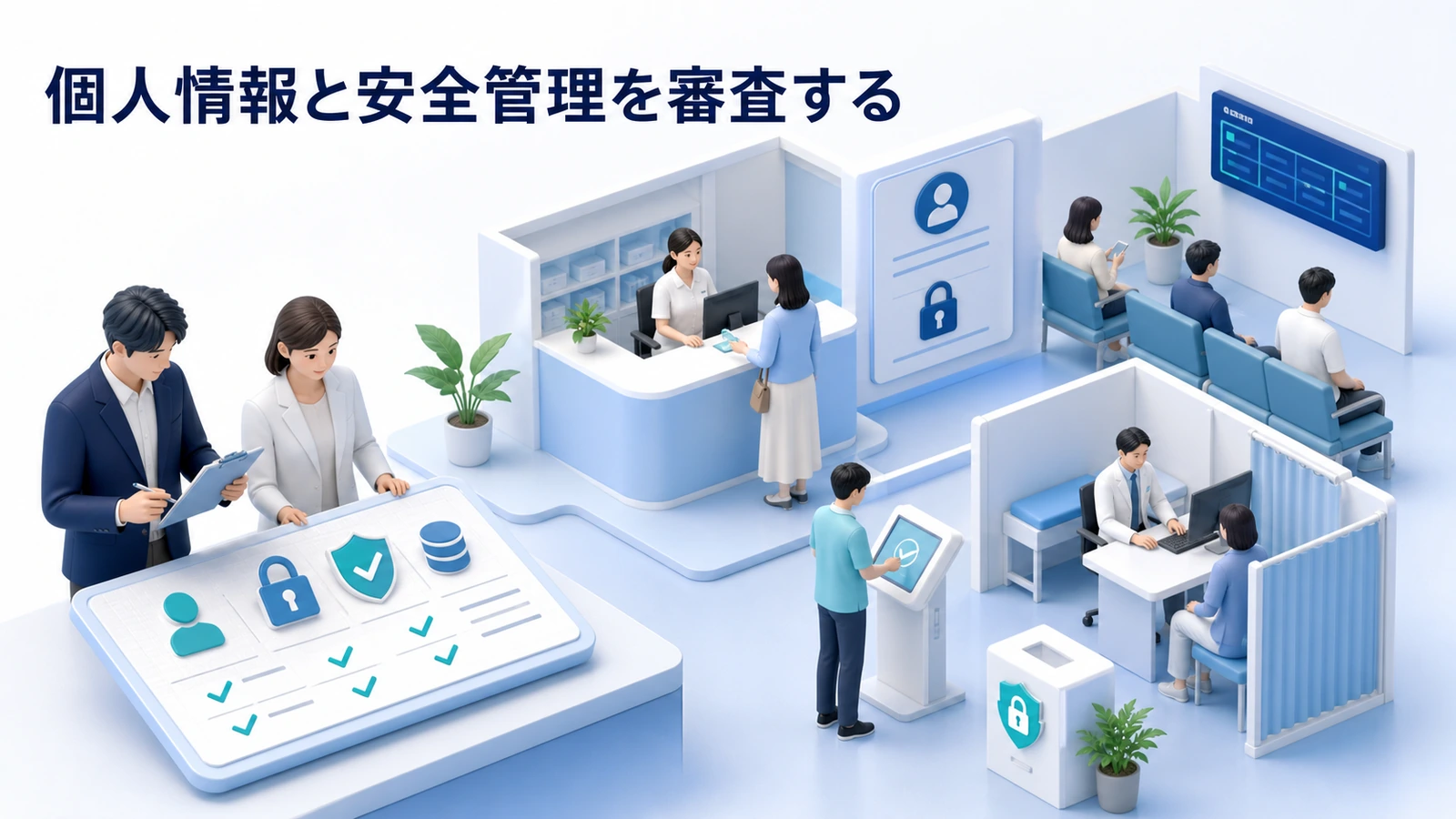 個人情報と安全管理を審査する