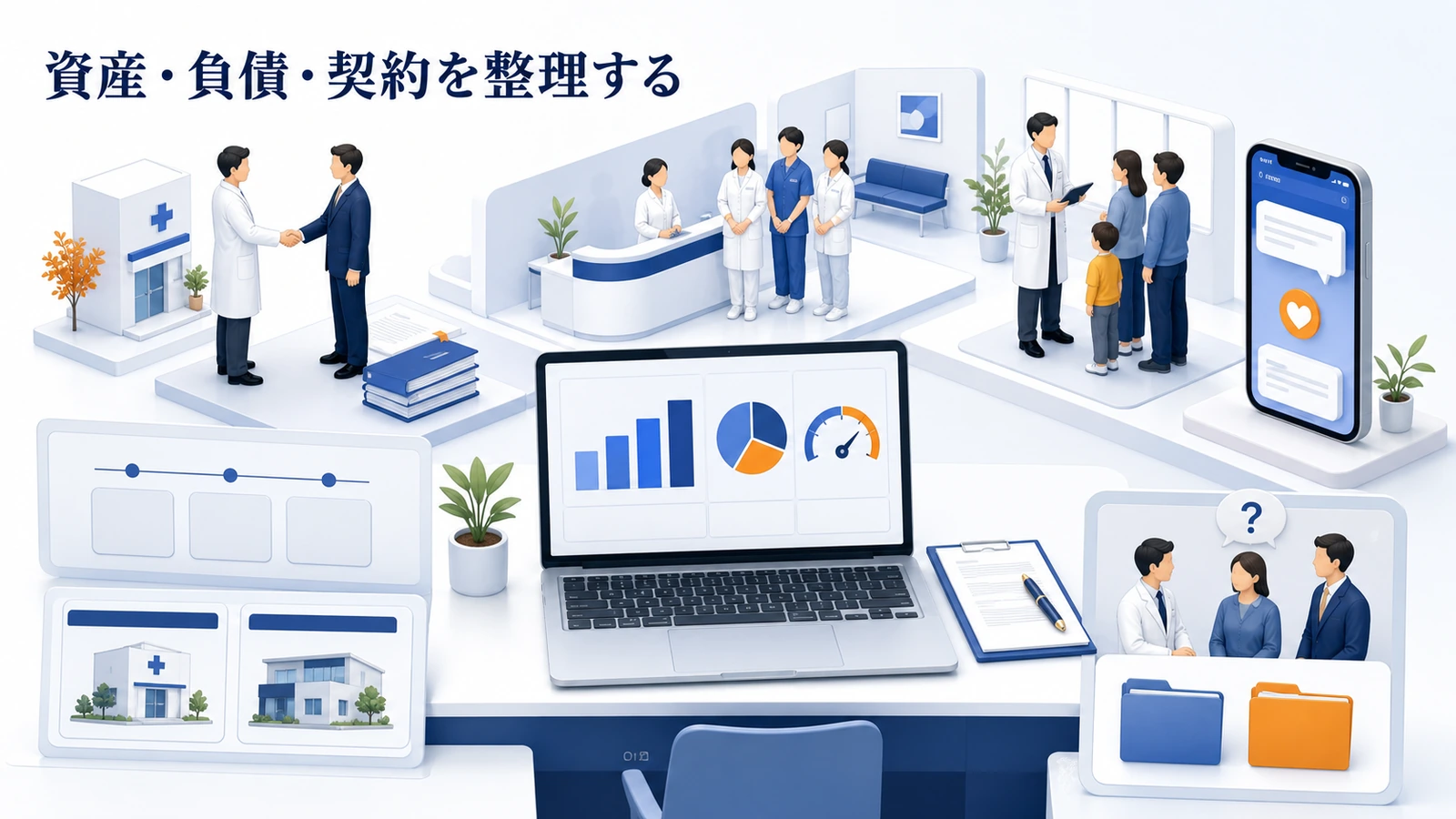 資産・負債・契約を整理する