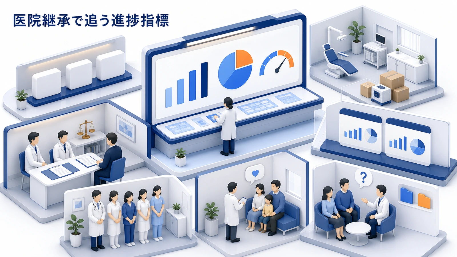 医院継承で追う進捗指標