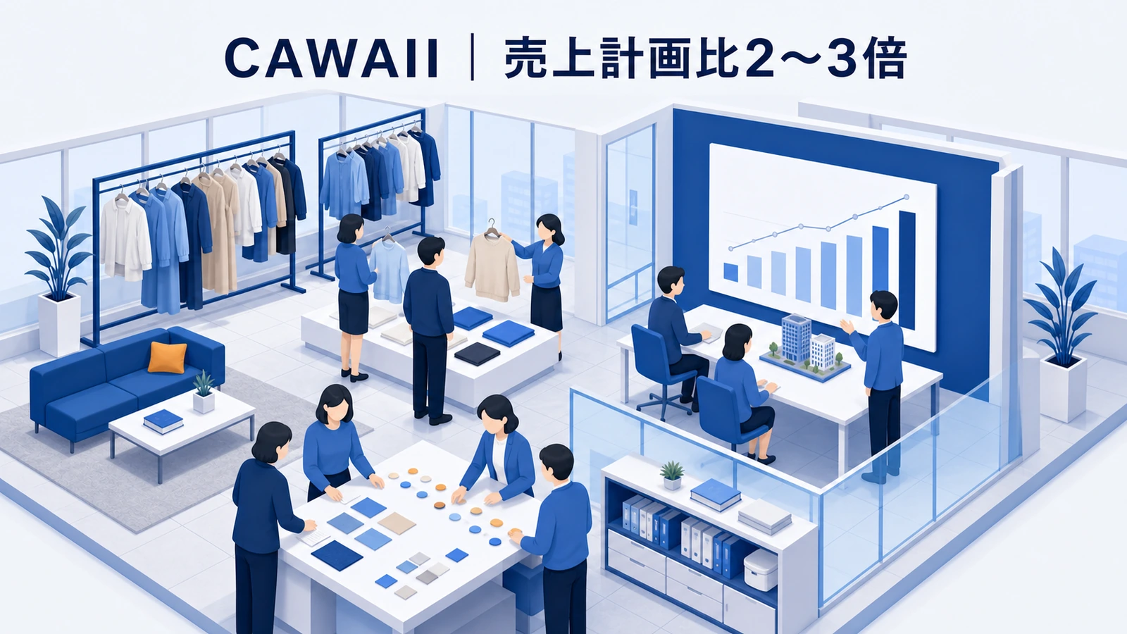 CAWAIIが顧客インタビューと投票から共創商品を開発したコミュニティ事例イメージ